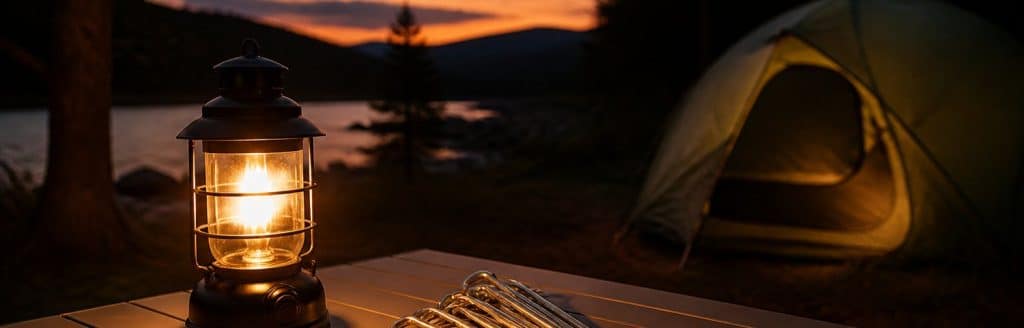 Banniere collection equipement-eclairage-camp