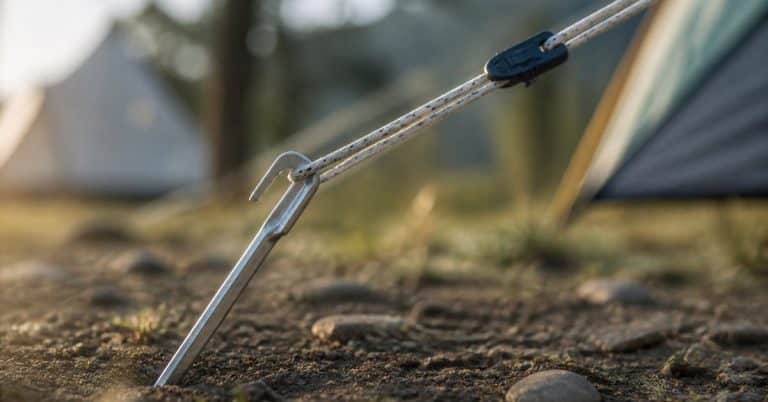 Comment bien fixer sa tente au sol : sardines, piquets et cordes
