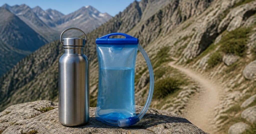 Gourde classique ou poche à eau : laquelle choisir pour la randonnée ?
