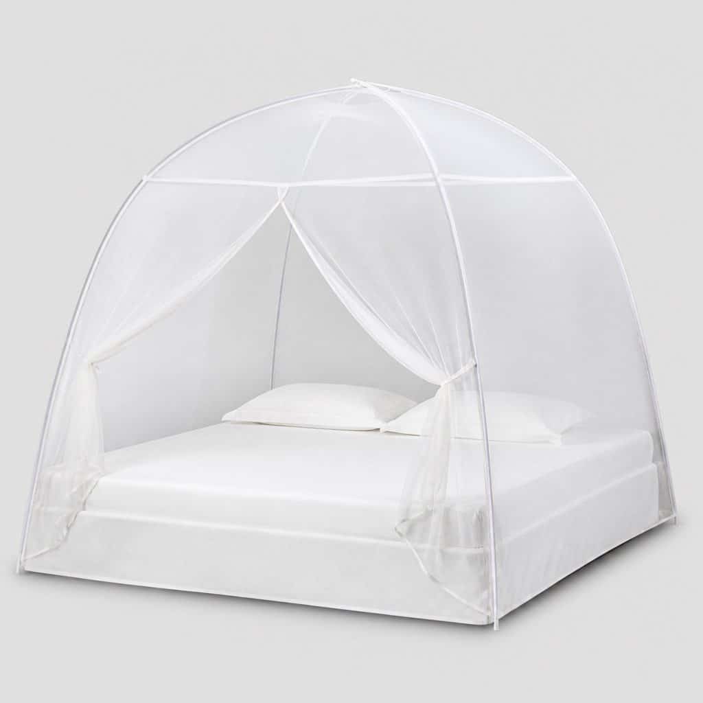 Moustiquaire de lit dôme haut de gamme au format lit double