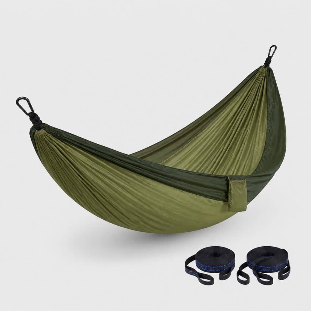 Hamac repose-pieds en tissu avec sangles de fixation